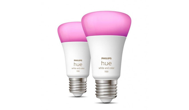 Philips Hue White&Color Amb. E27, 2x 9W bulb
