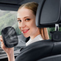Baseus Vehicle mounted Backseat wireless Fan car headrest windmill black (CXZR-01)