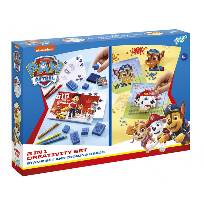 Set de plaques à gratter créatives Paw Patrol, 2 images et stylo