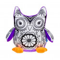 COLORINO CREATIVE Owl pillow for coloring, 91312PTR