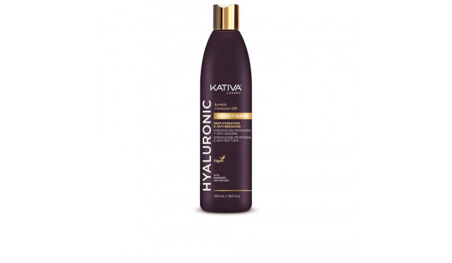 KATIVA HYALURONIC keratin & coenzyme Q10 conditioner 550 ml