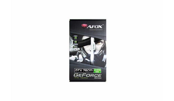 AFOX GEFORCE GTX750TI 2GB GDDR5 DVI HDMI VGA DUAL FAN AF750TI-2048D5H5-V9