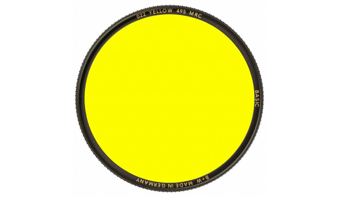 B+W Filter 82mm Yellow MRC Basic