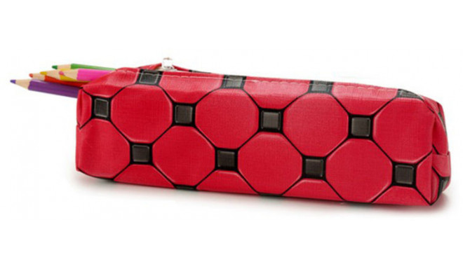 Pencil case 4x7x20cm, red