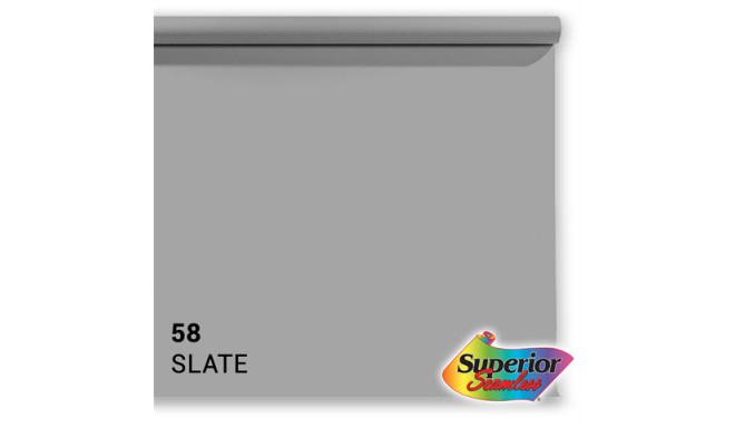 Superior Background Paper 58 Slate Grey 2.72 x 25m