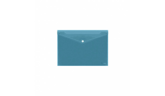 Envelope with print Forpus, A4, plastic, blue transparent