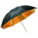 Visico umbrella Dual Duty UB 006G 90cm, black/kuldne
