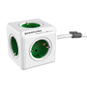 Allocacoc PowerCube Extended Groen 1,5m Kabel