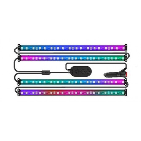 Govee Rgbic Interior Car Lights Smart Strip Light Transparent Bluetooth Smart Lightbulbs