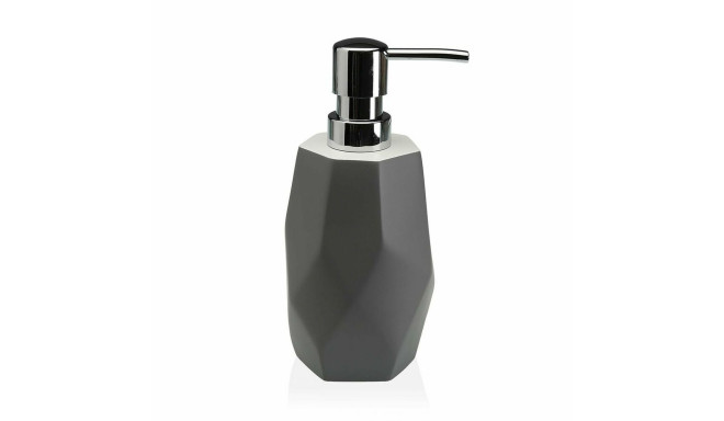 Soap Dispenser Versa Amanda Grey Plastic Resin (8,2 x 21 x 8,2 cm)