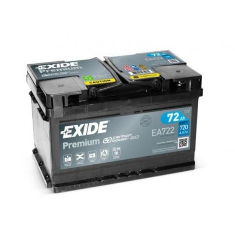 Aku Exide Premium  72Ah720A 278x175x175 -+