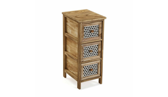 Chest of drawers Versa Brown Wood (32 x 63 x 26 cm)