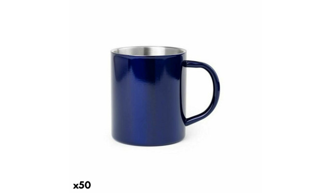 Roostevaba Teras Tass 144656 Kahevärviline (280 ml) (50 Ühikut) (Hõbedane)