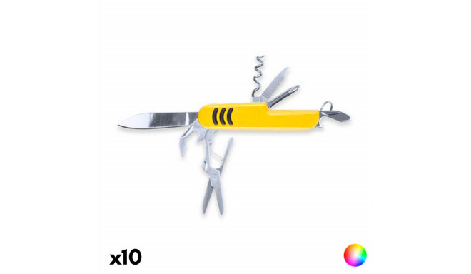 10-in-1 multi-purpose knife 144586 (10Units) (Red)