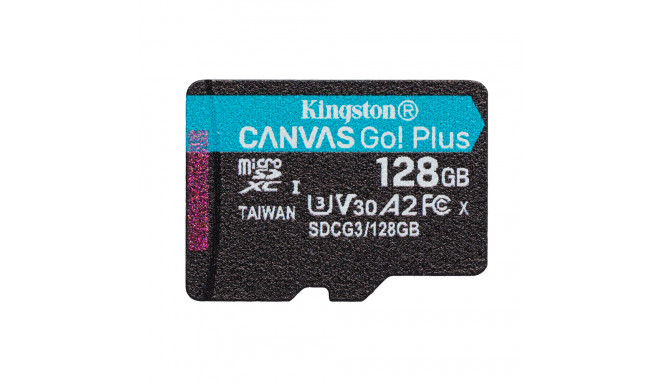 Kingston memory card 128GB microSDXC Canvas Go! Plus cl. 10 UHS-I 170 MB/s