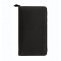 Filofax - Saffiano Personal compact Zip Black (must), lukuga