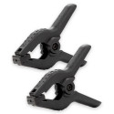 Caruba background clamp Medium 2pcs, black