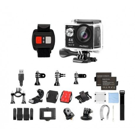 Akaso seikluskaamera EK7000 12MP 4K Ultra HD CMOS Wi-Fi 601g