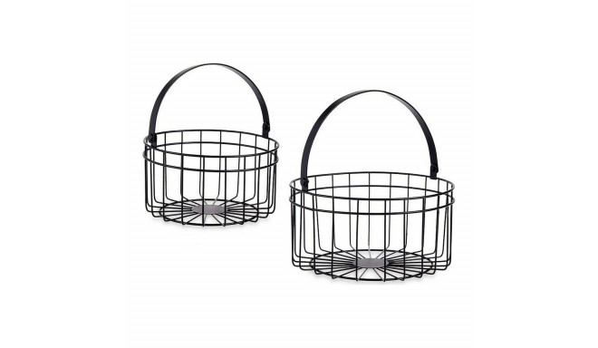 Basket set Gift Decor JY19150BK JY19150BK Black Metal