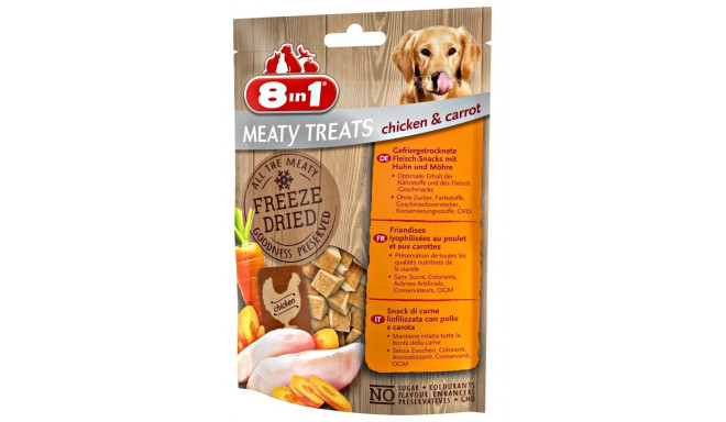 8in1 Dog Freeze Dried Freeze-dried dog treat - chicken and carrot - 50 g