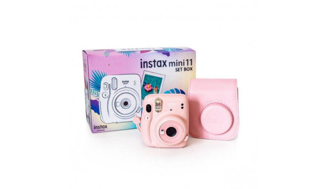 Instax mini 11 small set (camera, cover) pink
