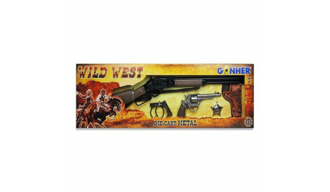 Set of Western Guns Gonher 498/0 77 x 23 x 5 cm (77 x 23 x 5 cm)