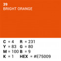 Superior Background Paper 39 Bright Orange 2.72 x 11m