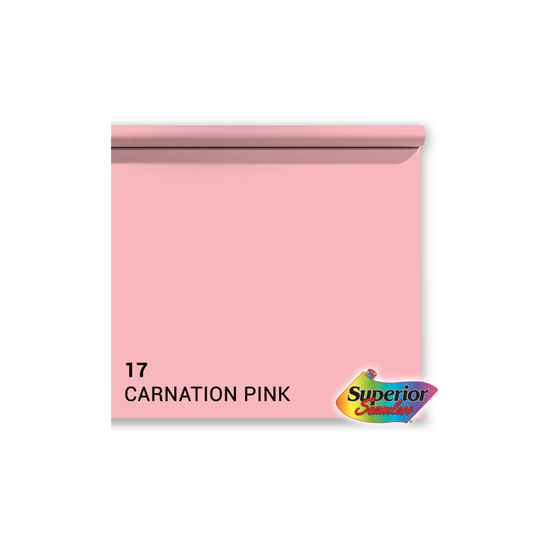17 Carnation Pink Seamless Paper - Superior Seamless