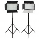 Falcon Eyes LED Lamp Set Dimmable DV-384CT with light stands