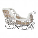 Christmas bauble DKD Home Decor Sledge LED Light Rattan (90 x 46 x 62 cm)