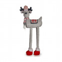 Christmas reindeer 1 m Red Grey Cloth White