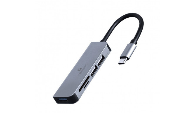 Gembird USB hub 3-port USB-C/2xUSB 2.0/USB 3.0