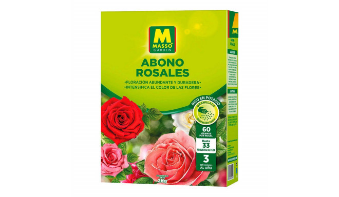 Non-organic fertiliser Massó 234113 Rose Bush 2 Kg 2 L 2 kg