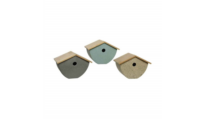 Bird House Decoris Wood 13,5 x 12 x 17,3 cm