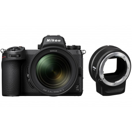 Nikon Z 7II, (Z7II), (Z 7 II), (Z7 II) + NIKKOR Z 24-70mm f/4 S + FTZ Mount adapter