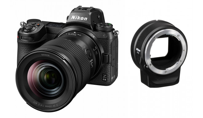 Nikon Z 6II, (Z6II), (Z 6 II), (Z6 II) + NIKKOR Z 24-120mm f/4 S + FTZ Mount adapter