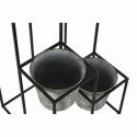 stādītājs DKD Home Decor Pelēks Metāls (34 x 34 x 71 cm)
