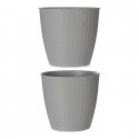 Plant pot Grey Plastic (29 x 26,5 x 29 cm)