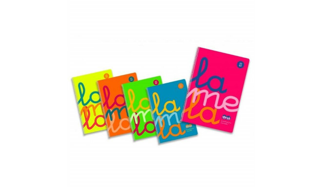 Notebook Lamela Multicolour A4 5 Units