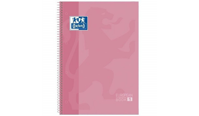 Notebook Oxford European Book Pink A4 5 Pieces