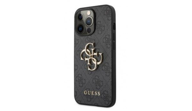 Guess Apple iPhone 13 Pro Metal Logo Case Grey