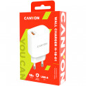 Canyon, Wall charger with 1*USB, QC3.0 18W, Input: 100V-240V, Output: DC 5V/3A,9V/2A,12V/1.5A, Eu pl