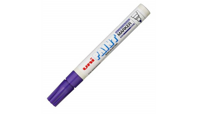 Permanent marker Uni-Ball Paint Marker PX-20 Violet 12 Units