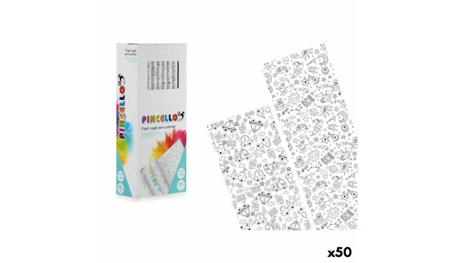 Gift Wrap Pincello 80GR - COLOREAR 80GR - COLOREAR 0,7 x 1,5 m Cars Alien (50 Units)