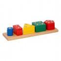 Building Blocks Game 20 Pieces Wood (1,4 x 8,6 x 31 cm)