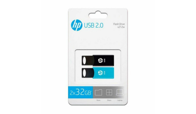 USB-pulk HP 212 USB 2.0 (2 uds) - 32 GB