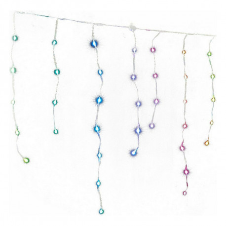 LED Kardinavalgusti Icicle Mitmevärviline (300 x 70 cm)