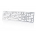 BLOW BK104 keyboard Bluetooth QWERTY English Silver