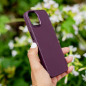 Satin case for iPhone 14 6,1" burgundy