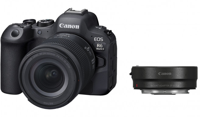 Canon EOS R6 Mark II + RF 24-105mm F4-7.1 IS STM + Mount Adapter EF-EOS R